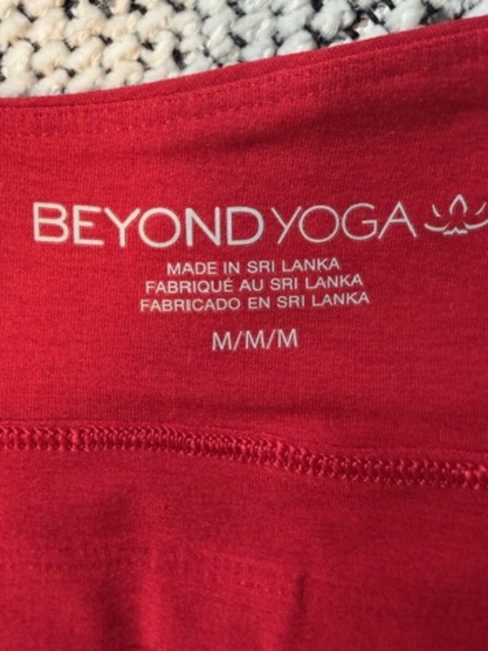 Beyond Yoga Twist Thru Crop Tank in Red - Picture 6 of 8